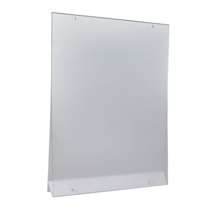 Poster holders, rigid PVC, with 4 round holes A4  | portrait 
