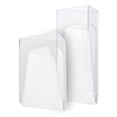 Triangular stand, acrylic, 