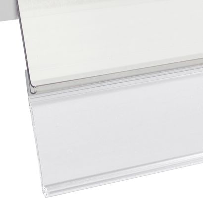 Data strips DBD, self-adhesive, for double price communication white 