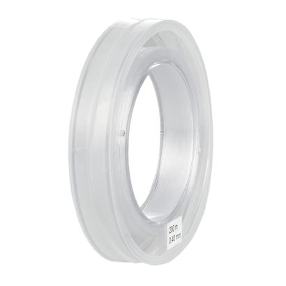 Nylon thread on reel, transparent (1 reel with 200 m) 