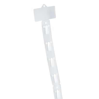 Clip strips with header bendable, with 12 hooks | 600 mm