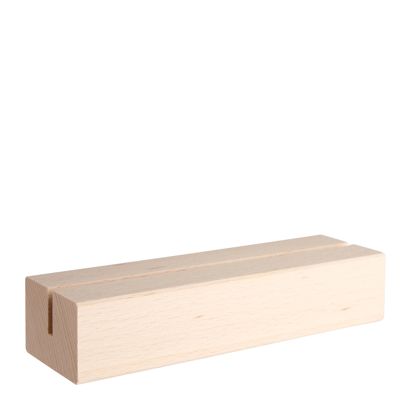 Držák karet ze dřeva, podstavec pro variabilní zásuvný systém MODUL 148 mm | Bukové dřevo  | rovná zasouvací drážka 