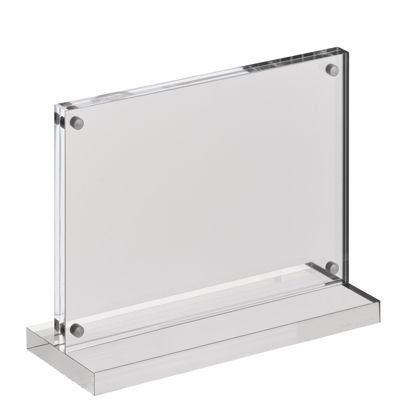 Magnetický reklamní stojánek ve tvaru T A6 105 x 148 mm  | Formát na šířku 