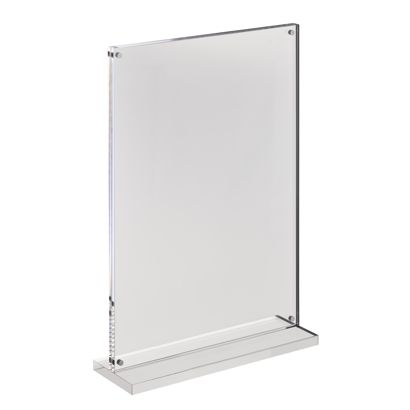 Magnetický reklamní stojánek ve tvaru T A4 - 210 x 297 mm  | Formát na výšku 
