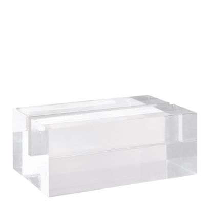 Acrylic card holder transparent  | glossy  | 60 mm