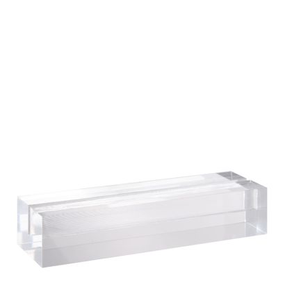 Acrylic card holder transparent  | glossy  | 100 mm