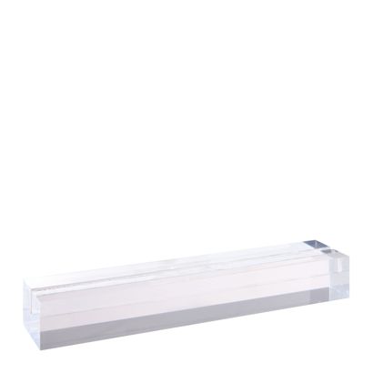 Acrylic card holder transparent  | glossy  | 150 mm