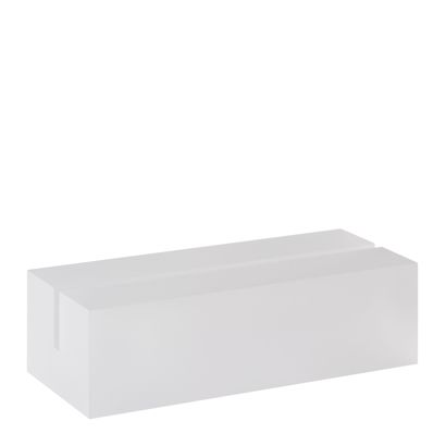 Acrylic card holder transparent  | matt  | 60 mm