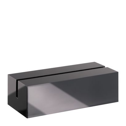 Acrylic card holder black  | matt  | 60 mm
