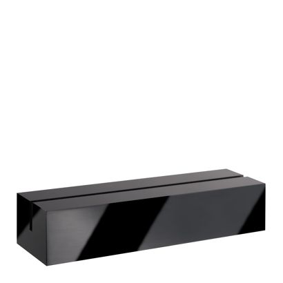 Acrylic card holder black  | matt  | 100 mm