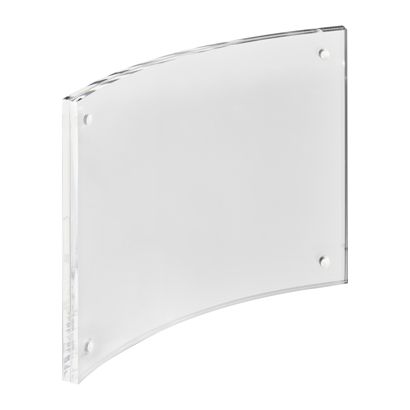 magnetický rámeček na fotografie, zakřivený 130 x 180 mm/A6  | transparentní provedení 