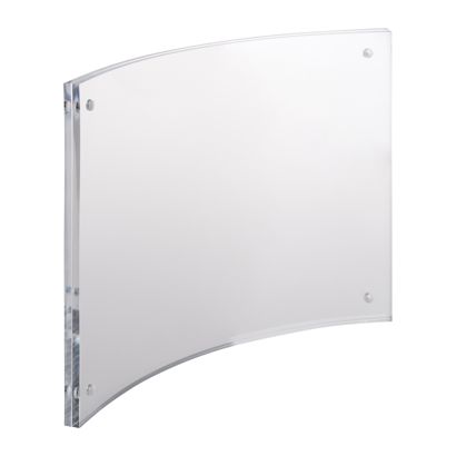 magnetický rámeček na fotografie, zakřivený 150 x 210 mm/A5  | transparentní provedení 