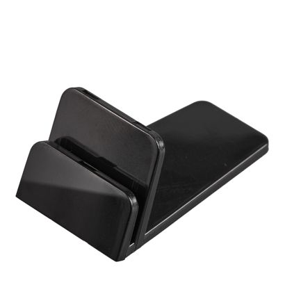 Card holders angled with insertion slot 20 mm | black