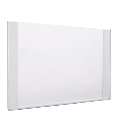 Acrylic pockets with PE foam adhesive tape A6  | landscape format 