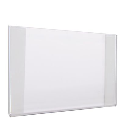 Acrylic pockets with PE foam adhesive tape A7  | landscape format 