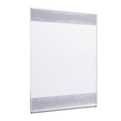 Acrylic pocket with magnetic strips A7  | portrait format 