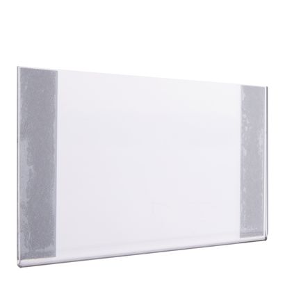 Acrylic pocket with magnetic strips A7  | landscape format 