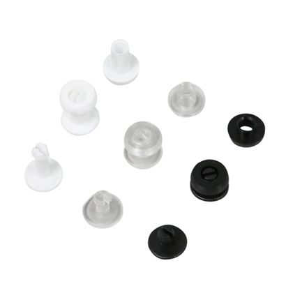 Snap rivets with thick head 