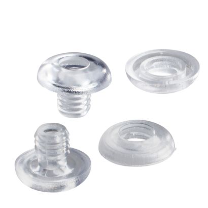 Plastic rivets with hole 3 mm