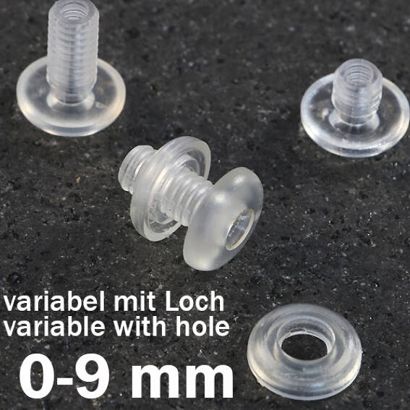 Spojovací patenty, s otvorem 9 mm
