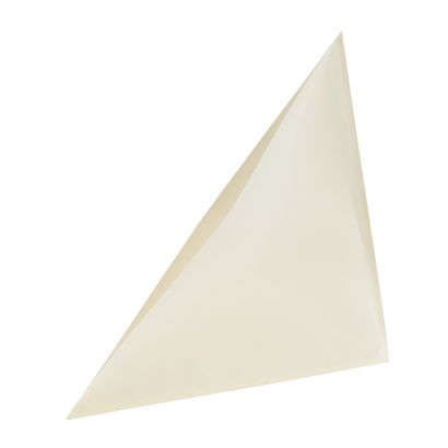 Trojúhelníkové kapsy, samolepicí, papír 140 x 140 mm  | transparentní provedení 