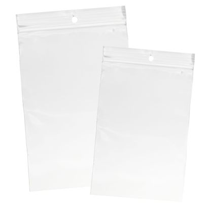 Zip lock bags, with round hole, PP foil 