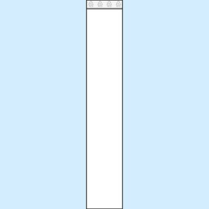 Zip sáček, PE folie 40 x 230 mm | 50 µm