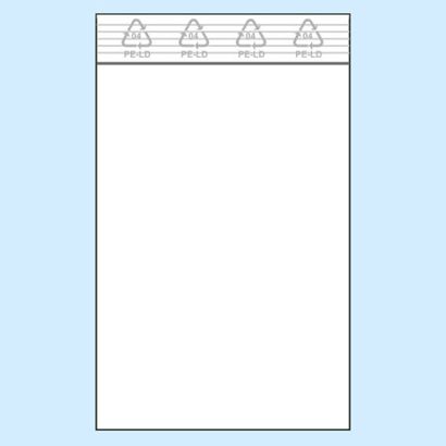 Zip lock bags, PE foil 50 x 90 mm | 50 µm