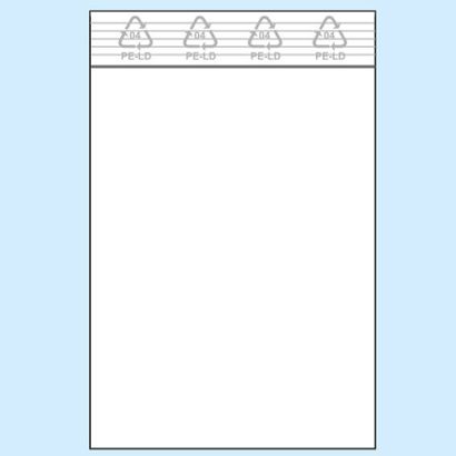 Zip lock bags, PE foil 60 x 80 mm | 50 µm
