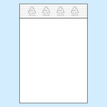 Zip lock bags, PE foil 75 x 90 mm | 50 µm