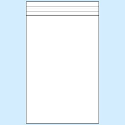 Zip lock bags, PE foil 100 x 150 mm | 90 µm
