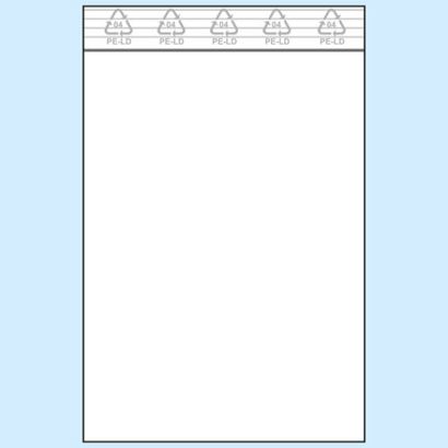 Zip lock bags, PE foil 115 x 155 mm | 50 µm