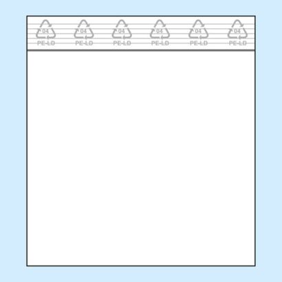 Zip lock bags, PE foil 120 x 120 mm | 50 µm