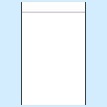 Zip lock bags, PE foil 120 x 170 mm | 90 µm