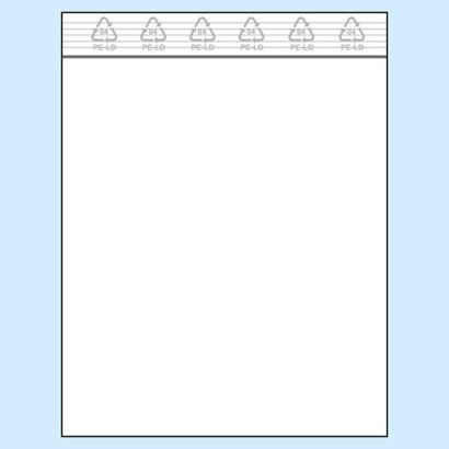 Zip lock bags, PE foil 150 x 180 mm | 50 µm