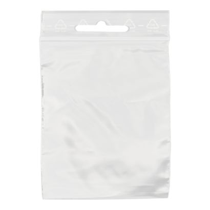 Zip sáček, s euro otvorem, PE folie 250 x 350 mm | 90 µm