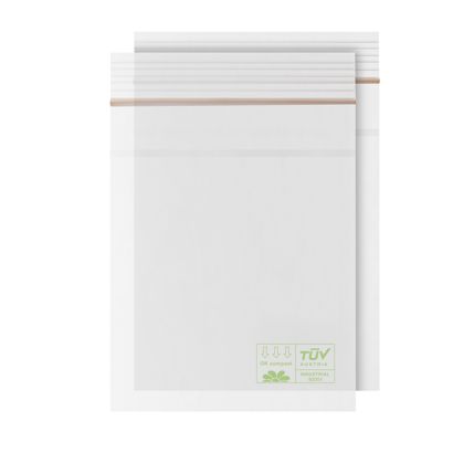 Zip lock bags, ecological PLA film 60 x 80 mm