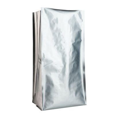 Coffee bag with K-sealing, silver 