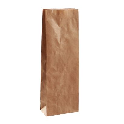 Block bottom paper bags 70 x 40 x 205 mm 