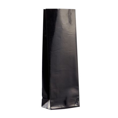 Sáček s blokovým dnem černý 80 x 50 x 252 mm