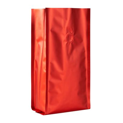 Sáček na kávu s ochranným aroma ventilkem, červený 290 x 120 mm 
