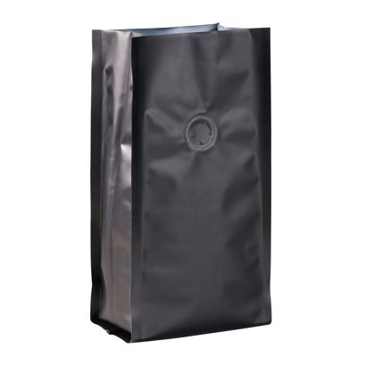 Sáček na kávu s ochranným aroma ventilkem, černý 245 x 100 mm