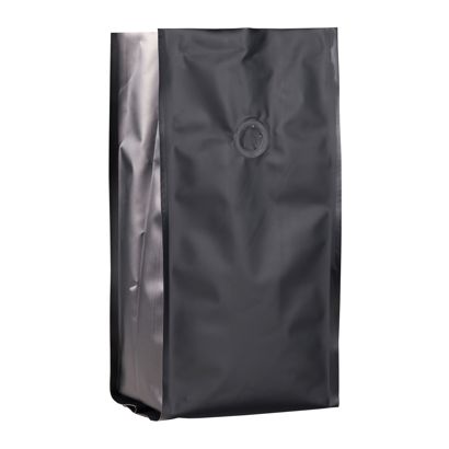 Sáček na kávu s ochranným aroma ventilkem, černý 290 x 120 mm 