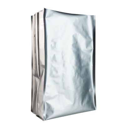 Coffee bag with K-sealing, silver 575 x 290 mm