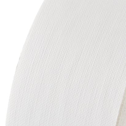 Lemovací lepicí páska za nejlepší cenu, speciální papír, plátěná struktura bílá  | 50 mm