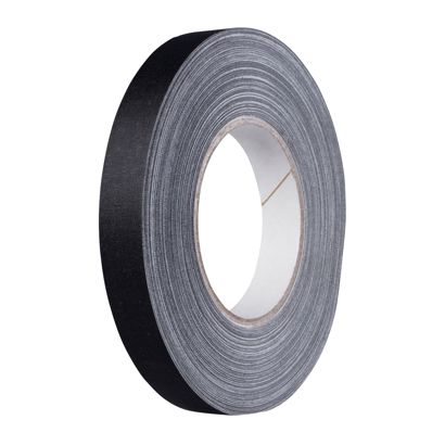 REGUtex R spine tape, cloth tape, fabric structure, laquered black  | 19 mm
