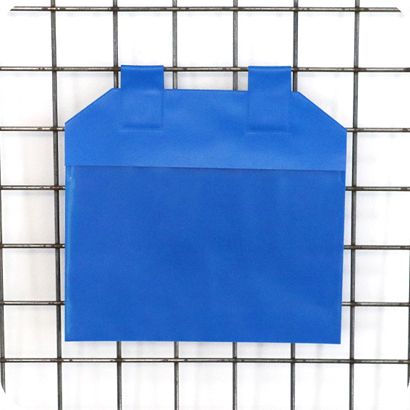Labelling pockets for pallet cages, with magnetic closure 
