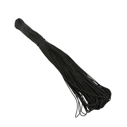 Gumové provázky, 2 mm černá  | 100 m