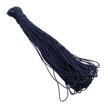 Gumové provázky 2,5 mm tmavě modrá  | 100 m