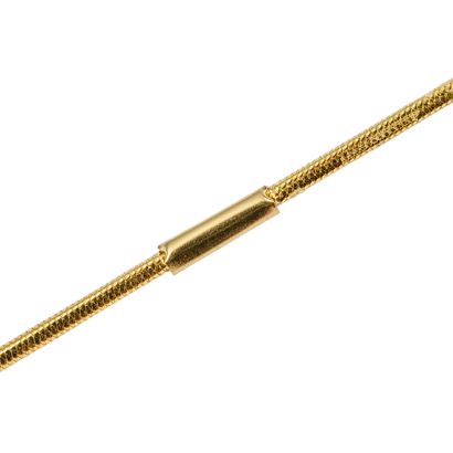 Elastic cord rings gold | 410 mm